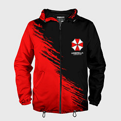 Мужская ветровка Umbrella Corp - red and black
