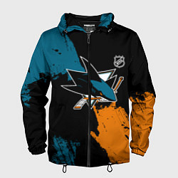 Мужская ветровка Сан Хосе Шаркс - два цвета