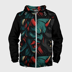 Мужская ветровка Демоны Они - нейроарт