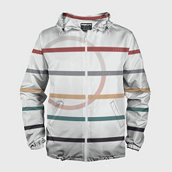 Мужская ветровка Stripes and circle