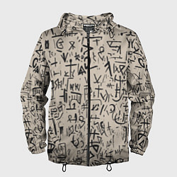 Мужская ветровка Иероглифы маори
