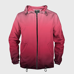 Мужская ветровка Градиент гранатовый