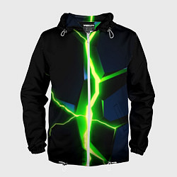 Мужская ветровка Neon green glow
