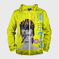 Ветровка с капюшоном мужская David Bowie 1973, цвет: 3D-белый