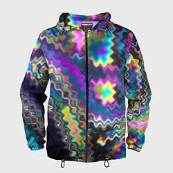 Мужская ветровка Абстракция переливы