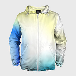 Мужская ветровка Color yellow blue white