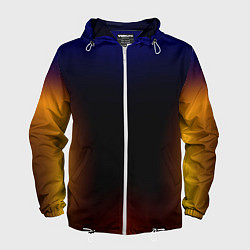 Мужская ветровка Color black red blue