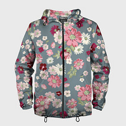 Мужская ветровка Цветочки