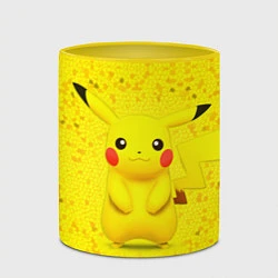 Кружка 3D Pikachu, цвет: 3D-белый + желтый — фото 2
