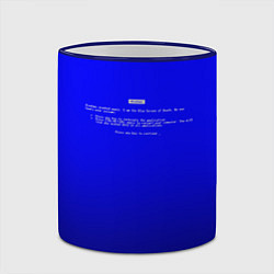 Кружка 3D BSOD, цвет: 3D-синий кант — фото 2