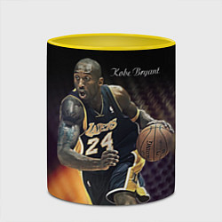 Кружка 3D Kobe Bryant, цвет: 3D-белый + желтый — фото 2