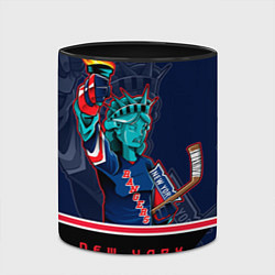Кружка 3D New York Rangers, цвет: 3D-белый + черный — фото 2