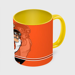 Кружка 3D Philadelphia Flyers, цвет: 3D-белый + желтый
