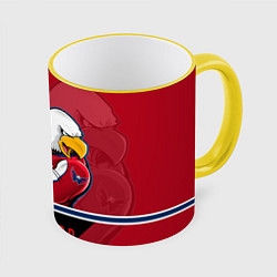 Кружка 3D Washington Capitals, цвет: 3D-желтый кант