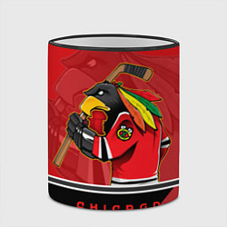 Кружка 3D Chicago Blackhawks, цвет: 3D-черный кант — фото 2