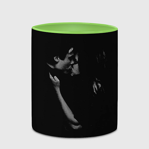 Кружка цветная Vampire Love / 3D-Белый + светло-зеленый – фото 2