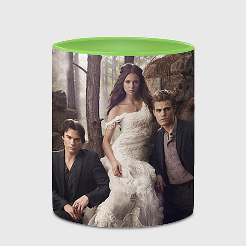 Кружка цветная Vampire Queen / 3D-Белый + светло-зеленый – фото 2