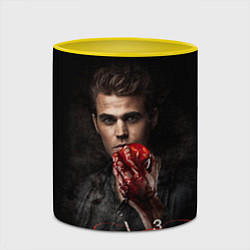 Кружка 3D Stefan Salvatore V3, цвет: 3D-белый + желтый — фото 2