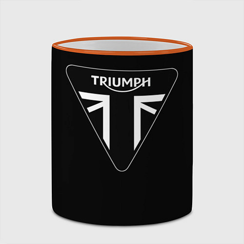 Кружка цветная Triumph 4 / 3D-Оранжевый кант – фото 2