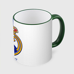 Кружка 3D Real Madrid CF, цвет: 3D-зеленый кант