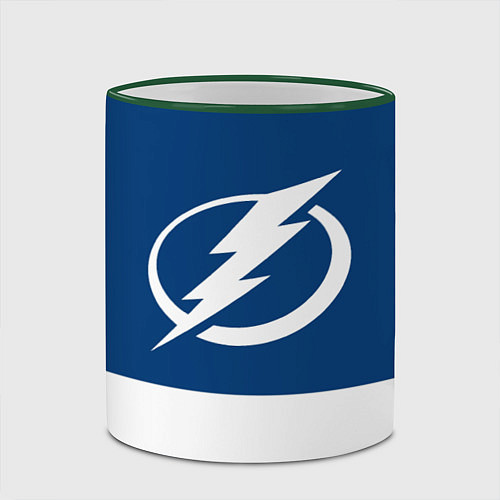 Кружка цветная Tampa Bay Lightning / 3D-Зеленый кант – фото 2