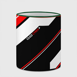 Кружка 3D CS:GO Cyrex Style, цвет: 3D-зеленый кант — фото 2