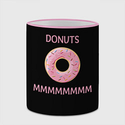 Кружка 3D Donuts, цвет: 3D-розовый кант — фото 2