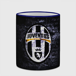 Кружка 3D Juventus: shadows, цвет: 3D-синий кант — фото 2