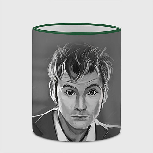 Кружка цветная Doctor Who: fun-art / 3D-Зеленый кант – фото 2