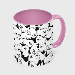 Кружка 3D Undertale Annoying dog, цвет: 3D-белый + розовый