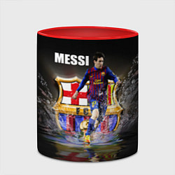 Кружка 3D Messi FCB, цвет: 3D-белый + красный — фото 2