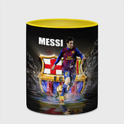 Кружка 3D Messi FCB, цвет: 3D-белый + желтый — фото 2