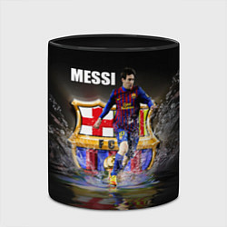 Кружка 3D Messi FCB, цвет: 3D-белый + черный — фото 2