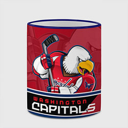 Кружка 3D Washington Capitals цвета 3D-синий кант — фото 2