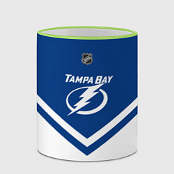 Кружка 3D NHL: Tampa Bay Lightning, цвет: 3D-светло-зеленый кант — фото 2