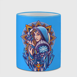 Кружка 3D Crystal Maiden: Ice Magic, цвет: 3D-небесно-голубой кант — фото 2