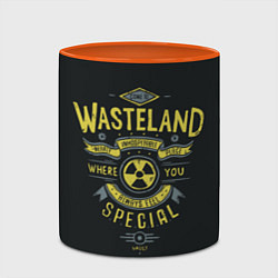 Кружка 3D Come to Wasteland, цвет: 3D-белый + оранжевый — фото 2