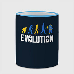 Кружка 3D Vault Evolution, цвет: 3D-небесно-голубой кант — фото 2