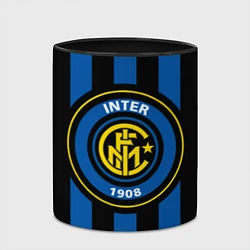 Кружка 3D Inter FC 1908, цвет: 3D-белый + черный — фото 2