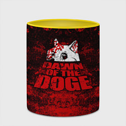 Кружка 3D Dawn of the Doge, цвет: 3D-белый + желтый — фото 2