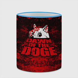 Кружка 3D Dawn of the Doge, цвет: 3D-небесно-голубой кант — фото 2