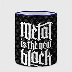 Кружка 3D Metal is the new Black, цвет: 3D-синий кант — фото 2