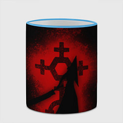 Кружка 3D Silent Hill: Dark Faith, цвет: 3D-небесно-голубой кант — фото 2