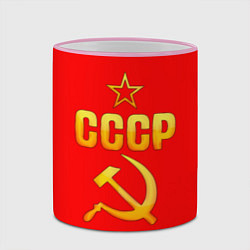 Кружка 3D СССР, цвет: 3D-розовый кант — фото 2
