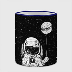 Кружка 3D Астронавт с шариком, цвет: 3D-синий кант — фото 2