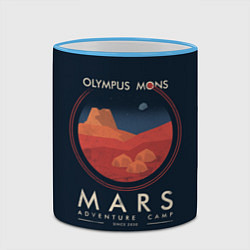 Кружка 3D Mars Adventure Camp, цвет: 3D-небесно-голубой кант — фото 2