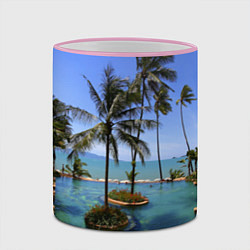 Кружка 3D Таиланд, цвет: 3D-розовый кант — фото 2