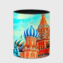 Кружка 3D Blue Kremlin, цвет: 3D-белый + черный — фото 2