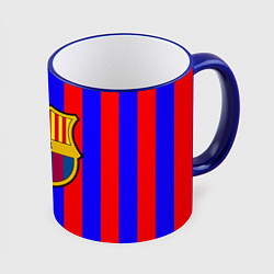 Кружка 3D Barca FCB Club, цвет: 3D-синий кант