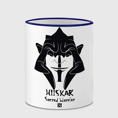 Кружка цветная Huskar: Sacred Warrior / 3D-Синий кант – фото 2